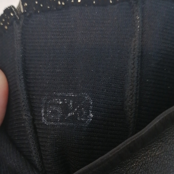 Vintage Carlos Falchi Black Silver Leather Gloves - Picture 7 of 12